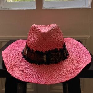 VINTAGE/NEW FILIPPO CATARZI STRAW HAT